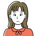 20代女性困り顔