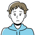 20代男性困り顔