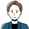 40代男性困り顔