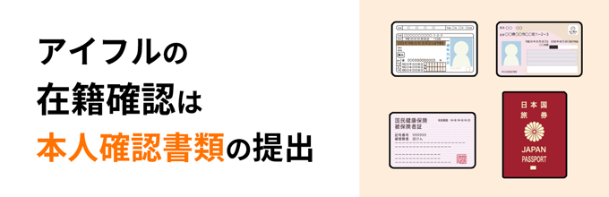 アイフルの在籍確認は、本人確認書類の提出