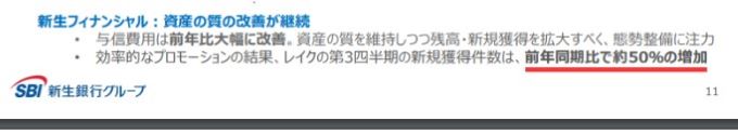レイクは前年同期比で約50％新規顧客が増加