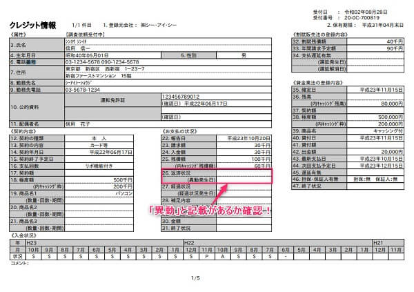 (株)CICの情報開示のサンプル