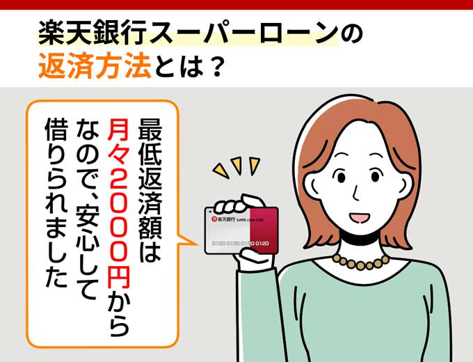 楽天銀行スーパーローンの返済方法とは