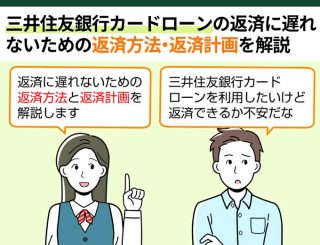 三井住友銀行カードの返済に遅れないための返済方法・返済計画を解説