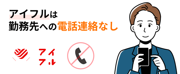 アイフルなら自宅や勤務先への電話連絡をなしにすることも可能