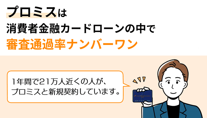 プロミスは審査通過率ナンバーワン