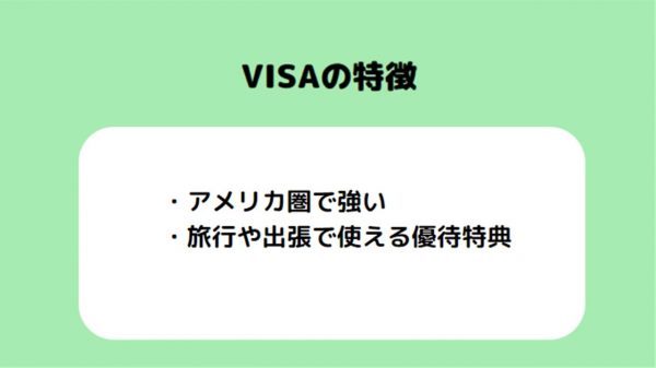 VISAの特徴